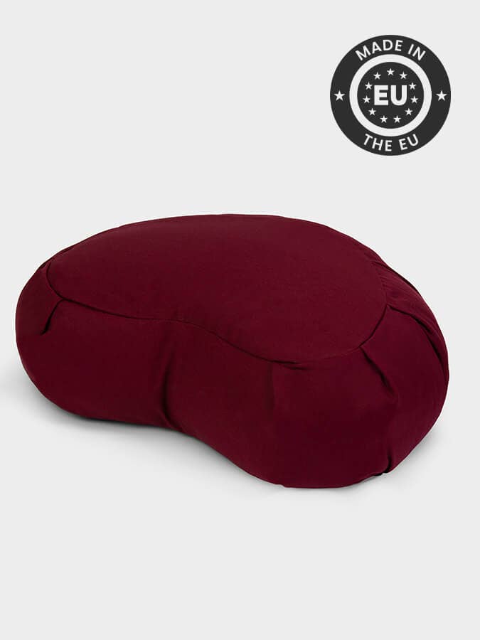 Yoga Studio Store - Wholesale Yoga Accessories - Yoga Studio European Organic Buckwheat Zafu Crescent Cushion4