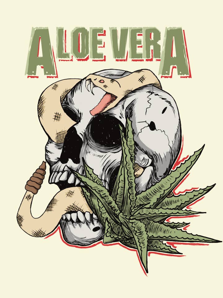 PlantPeople Aloe Vera Band T-Shirt for wholesale by GreenLens