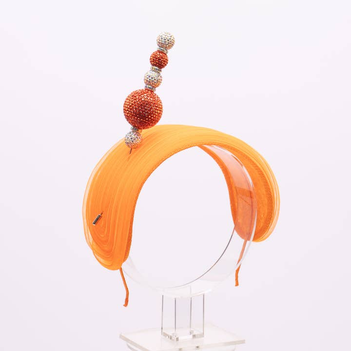 KaKyCo - Wholesale Fascinator Hat - Women's - Thick sinamay base covered in crin tube headband | AJ872H14