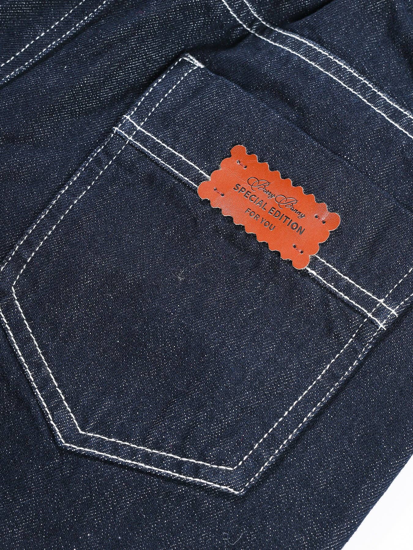 Blu Jeans a zampa casual a quadri per ragazze. in vendita all'ingrosso su Faire8