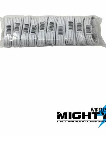 Cavo in TPE di ricarica da 3 piedi super bianco da tipo C a tipo C MW627 per la vendita all'ingrosso da parte di Mighty Wireless