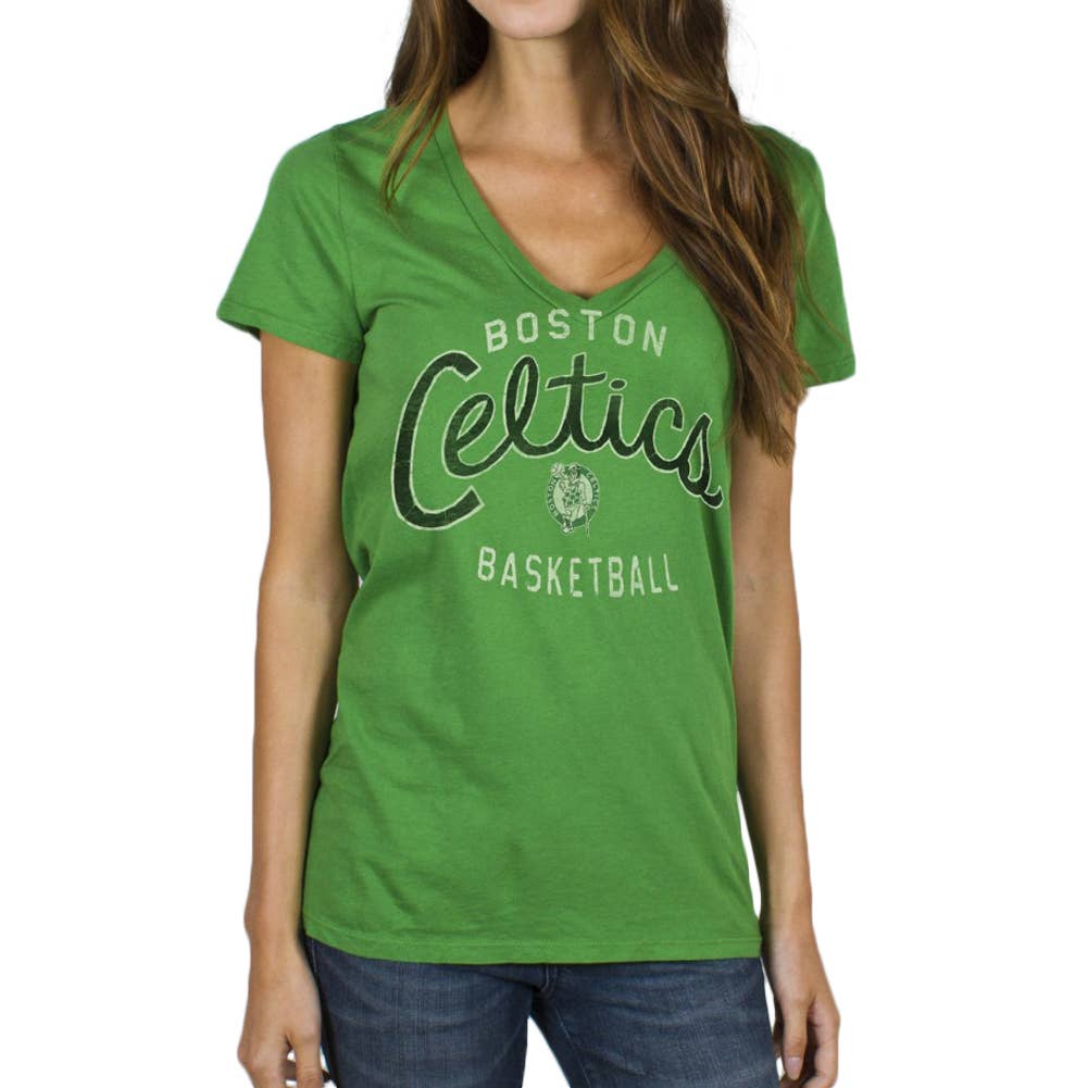 Official Store - Wholesale Screen Printed T-Shirt - Women's - Boston Celtics - Champion Women's Juniors T Shirt0