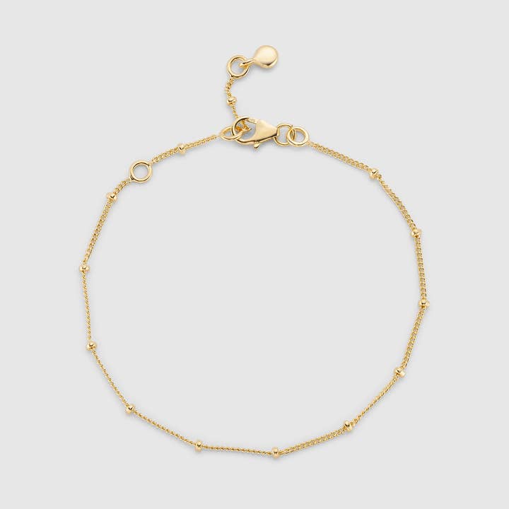 Barbican Gold Vermeil Beaded Bracelet for wholesale by Auree Jewellery