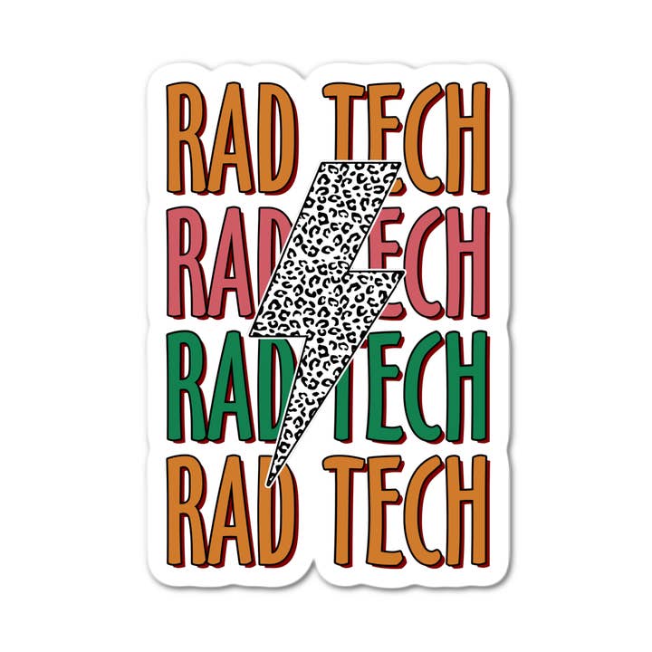 Xray Technologist Waterproof Sticker for wholesale by Lyrical River Designs