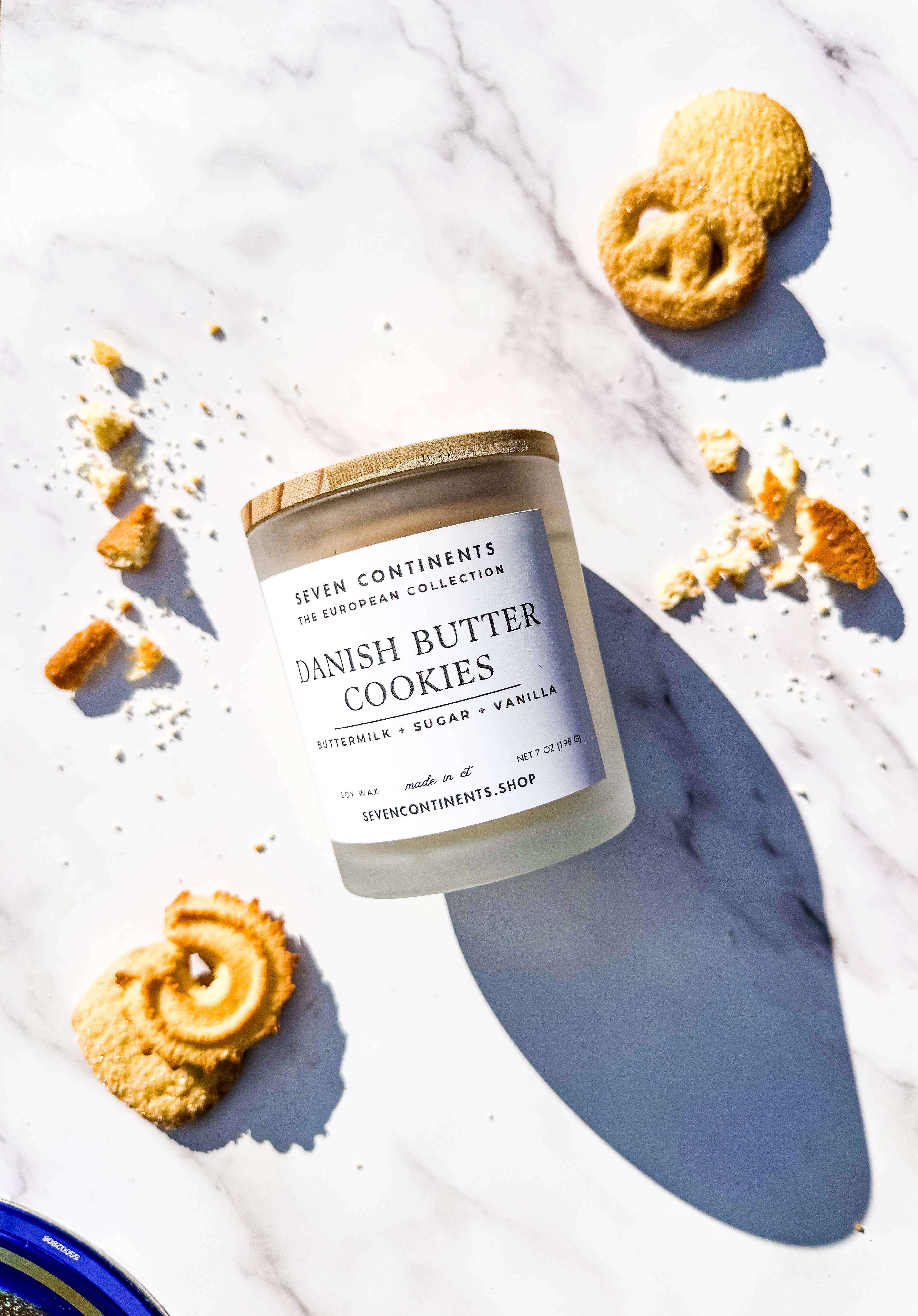 Seven Continents - Wholesale Novelty Candle - Danish Butter Cookies Soy Wax Candle0