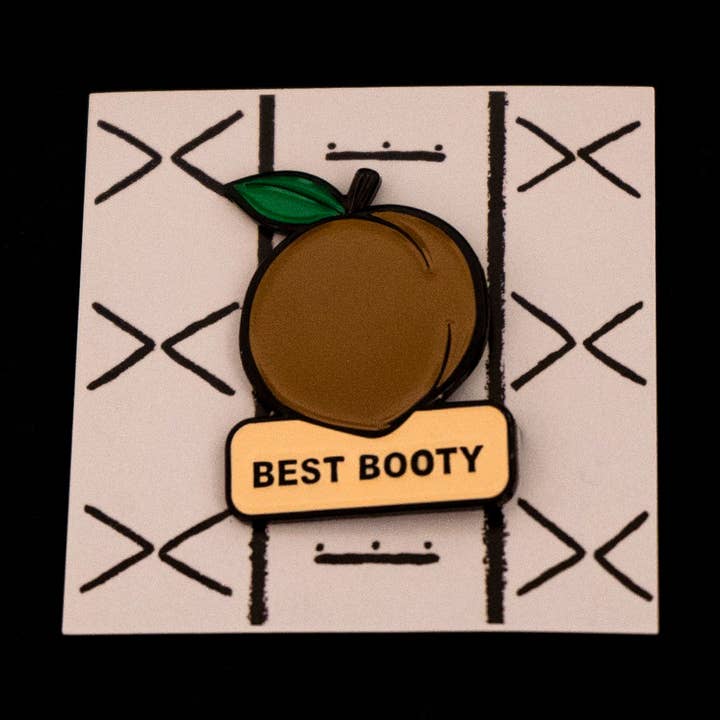 Peach Pin for wholesale by Nerdy Bae