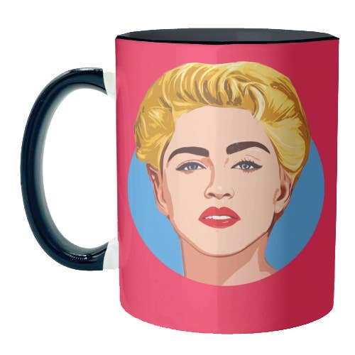 ART WOW - Wholesale Coffee Mug - Mugs 'Queen of Pop' by DOLLY WOLFE7