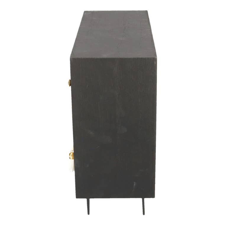 Vacchetti – Engroshandel Skrivebordsindretning – Rektangulær Maori Træopbevaring med 5 Skuffer0