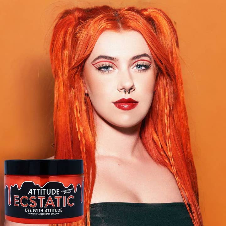 Ecstatic Orange Hair Dye - Vegan, cruelty-free for wholesale by Attitude Hair Dye