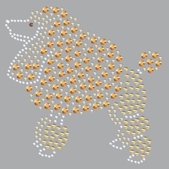 Pudel - Apricot - Bandana für den Großhandel von Dog in the Closet