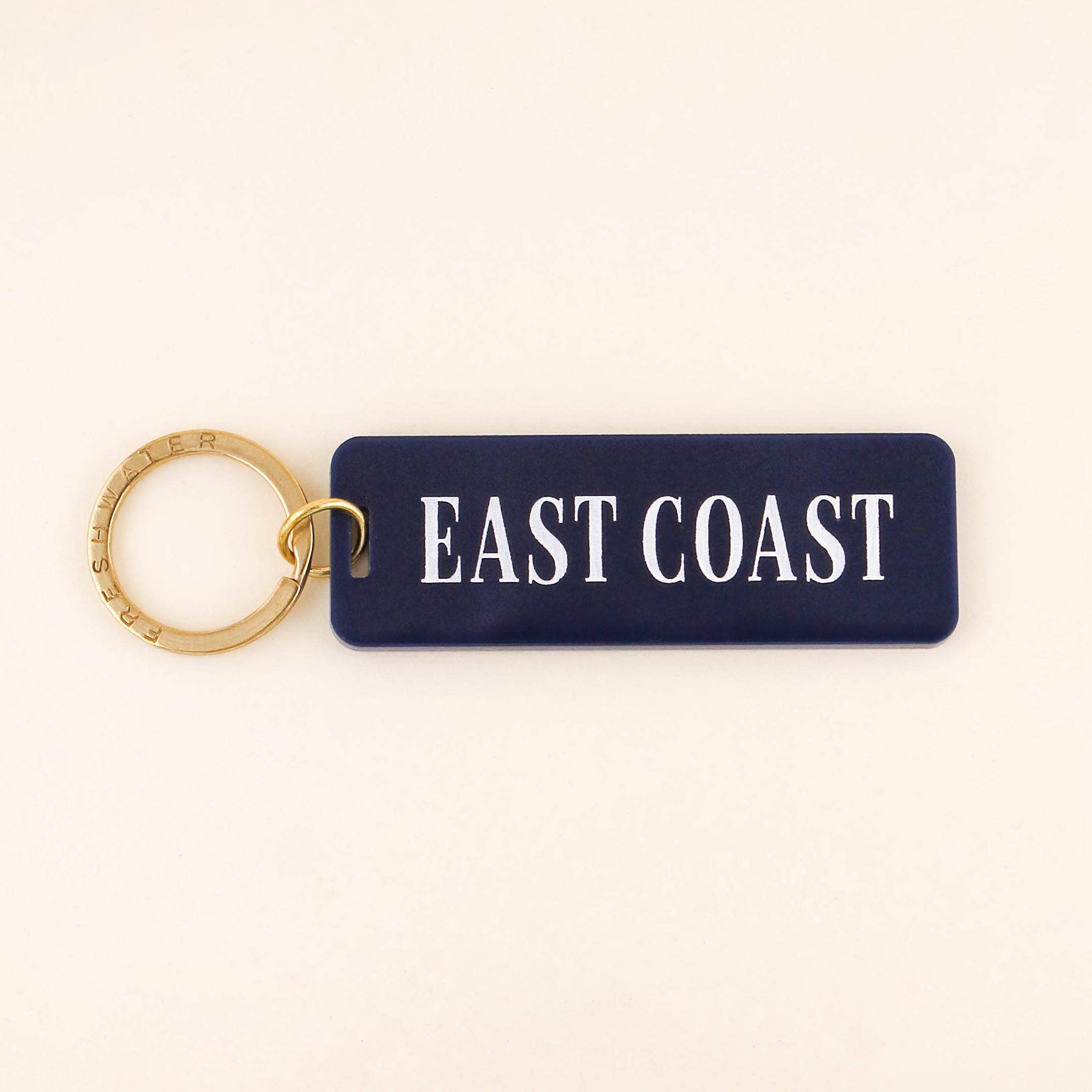 Freshwater Curated Goods - Wholesale Keychain - Unisex - East Coast Rectangle Keychain0