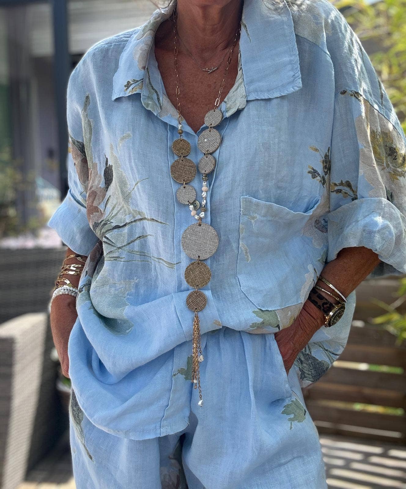 LINEN & COTTON HOUSE - Wholesale Jumpsuit - Women's - SET 100% LINEN 350 + 529919