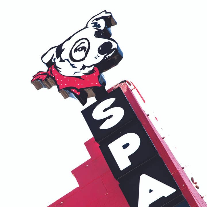 Spanky's Ceramic Dye-Sublimated Coasters for wholesale by South Austin Gallery