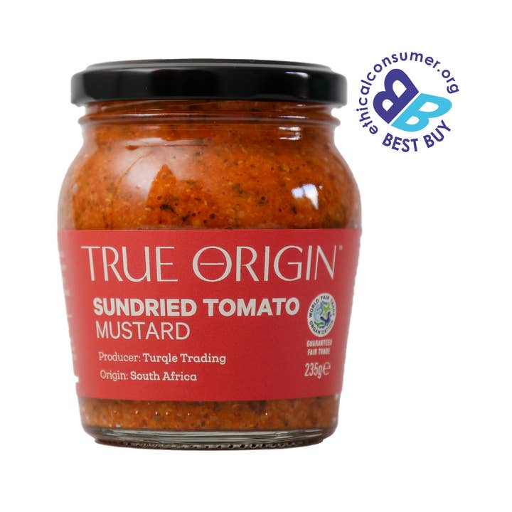 Sundried Tomato Mustard 235g for wholesale by True Origin Foods