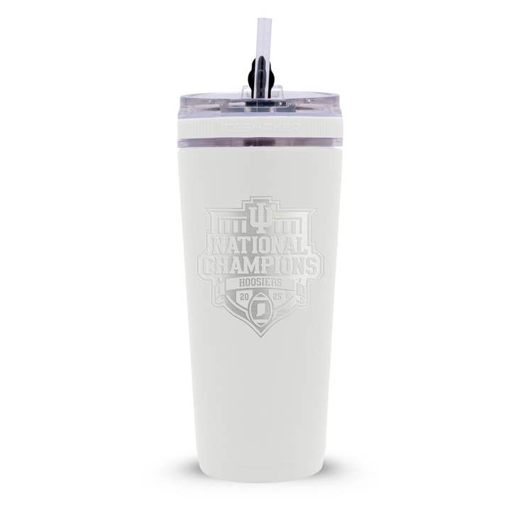 Indiana Hoosiers NCAA 2025 National Football Champs 26oz Flex Bottle for wholesale by Ice Shaker