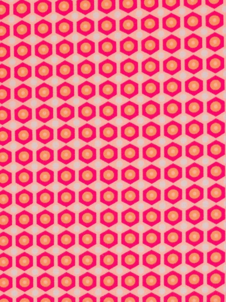 25m Coton imprimé Mikko rose pour la vente par Petit Pan