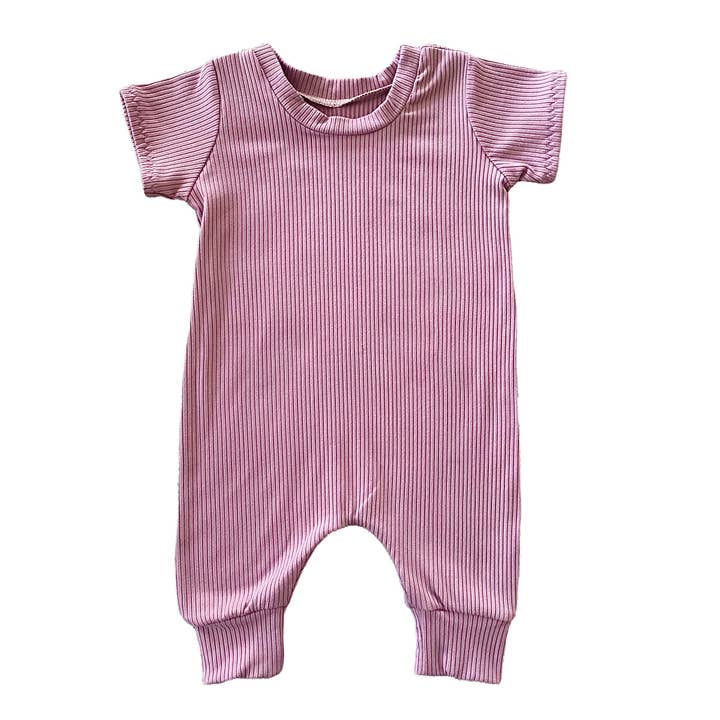 Pagliaccetto a maniche corte Levander Rib Harem per la vendita all'ingrosso da parte di Dudis Design