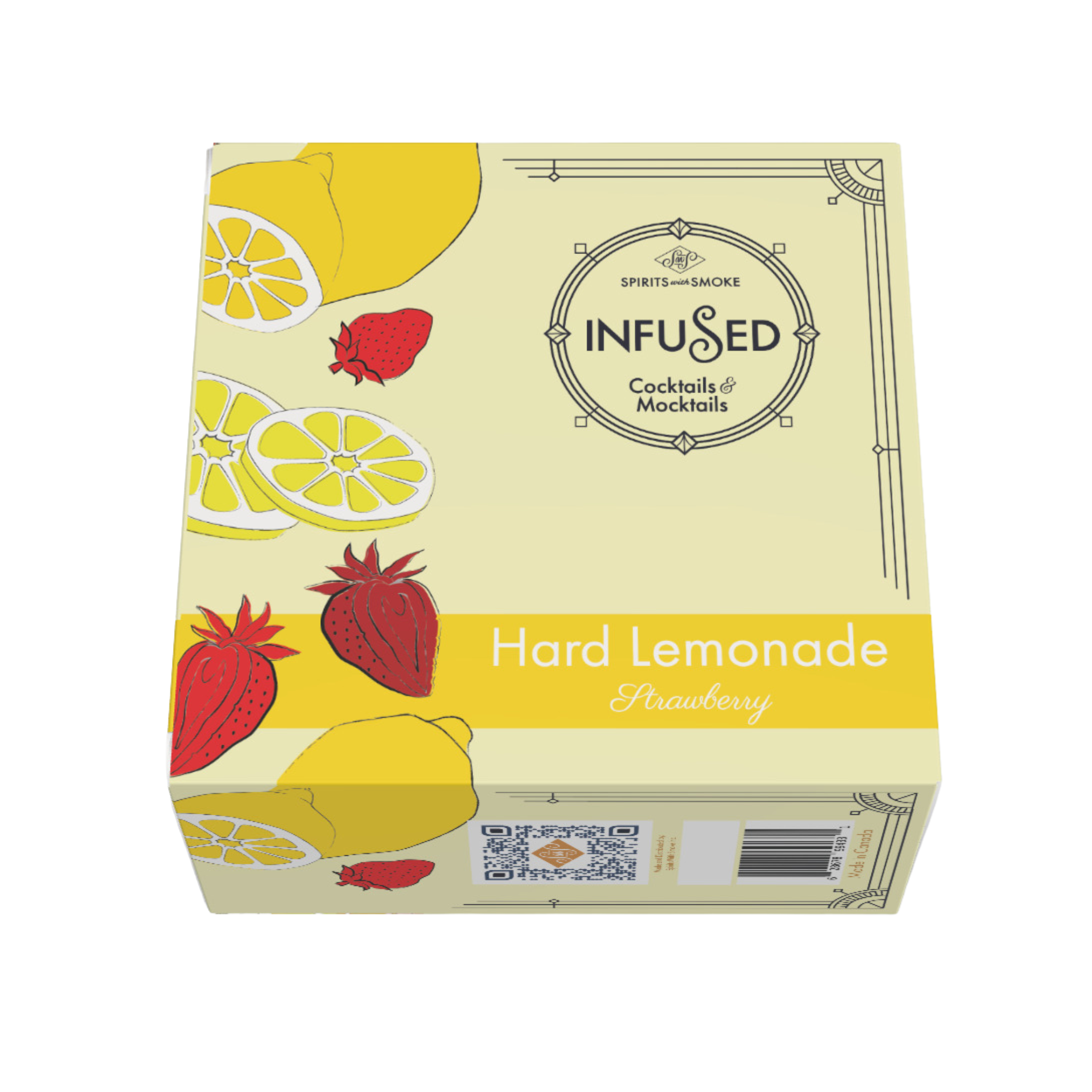 Spirits WIth Smoke - Vente Mélange/sirop pour cocktails - Kit de mélange pour cocktail - Limonade dure à la fraise - Infusion2