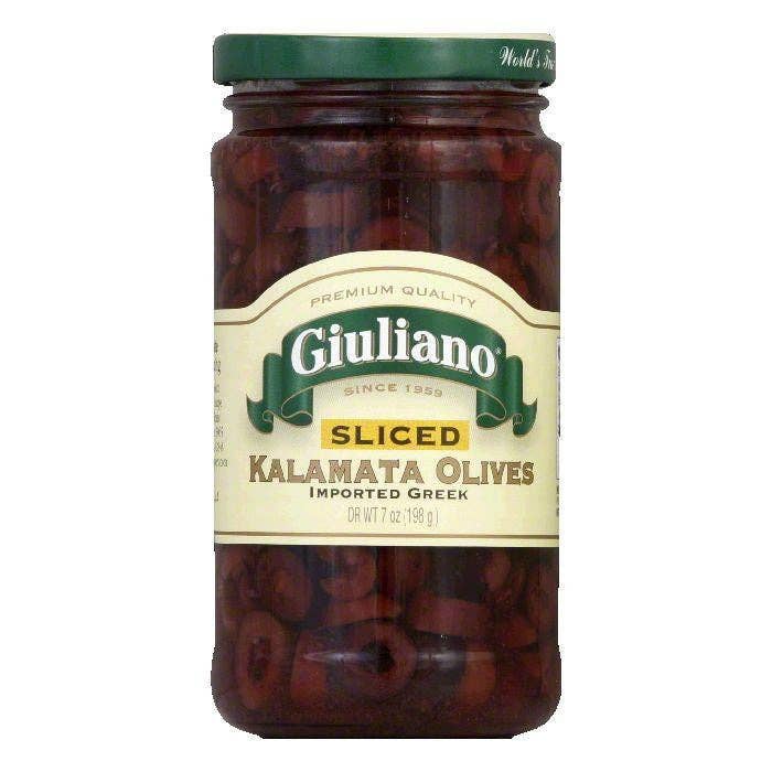 KeHE Distributors, LLC - Wholesale Olive Oil - Giuliano Sliced Kalamata Olives, 7 OZ