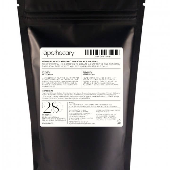 ilapothecary - Venta al por mayor Gel/espuma de baño - SAMPLE Baño Deep Relax Magnesio y Amatista