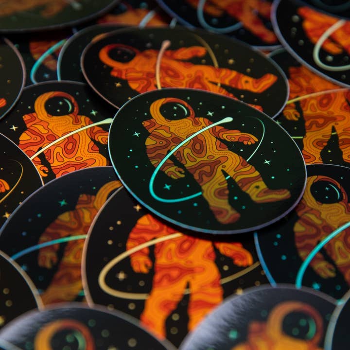 The Martian (Holographic) | Sticker for wholesale by Menottees