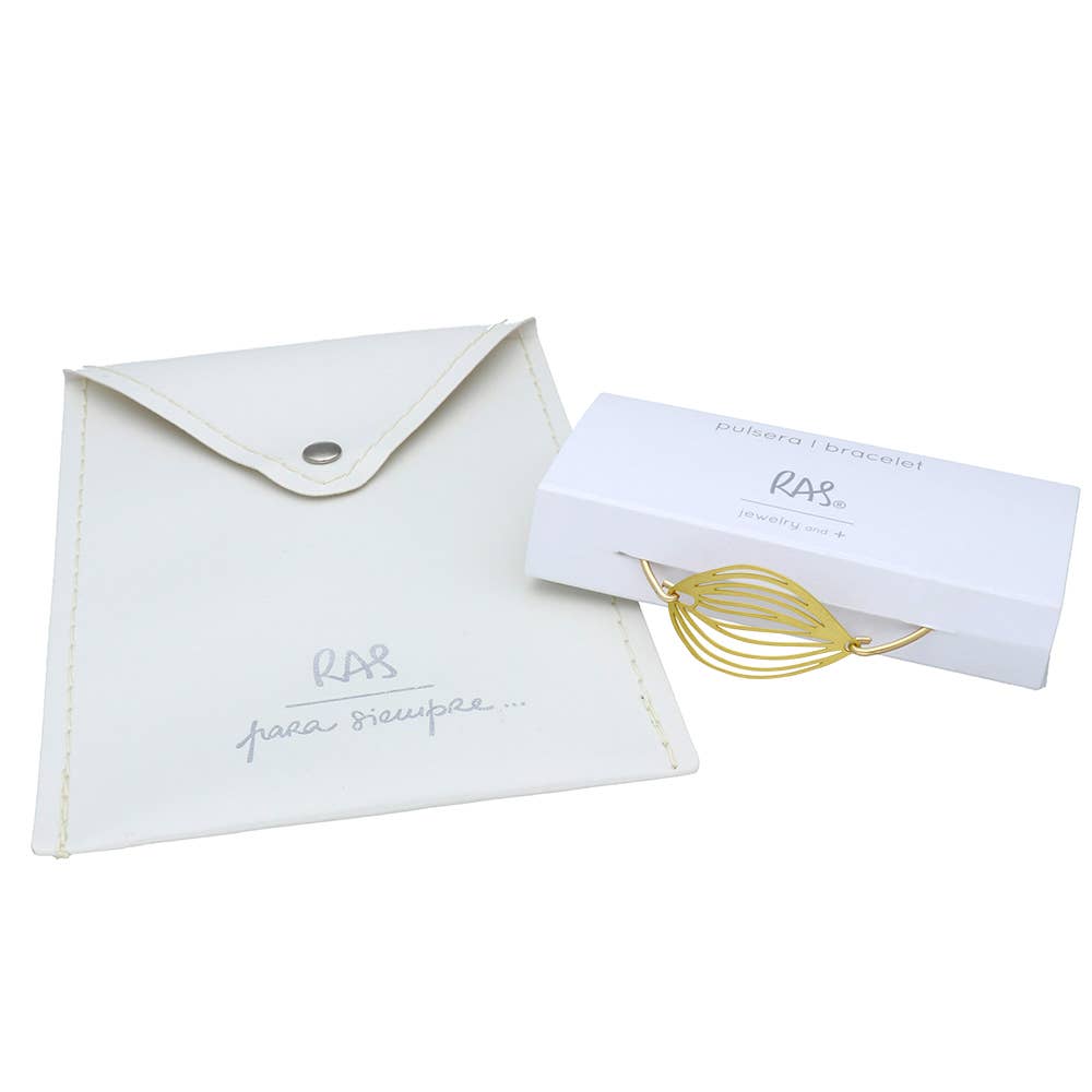 RAS - Wholesale Cuff Bracelet - Life Gold Plated Clic Bracelet1