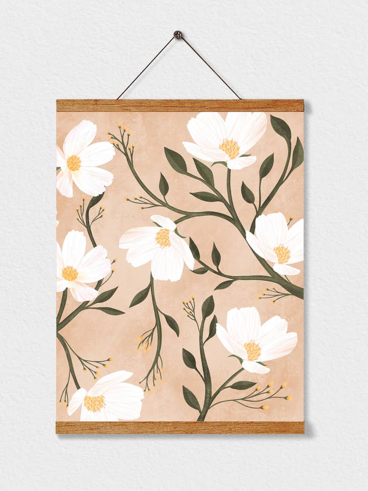 Lámina Flores Beige para venta al por mayor de Illustrations Its Funny Howww Inc