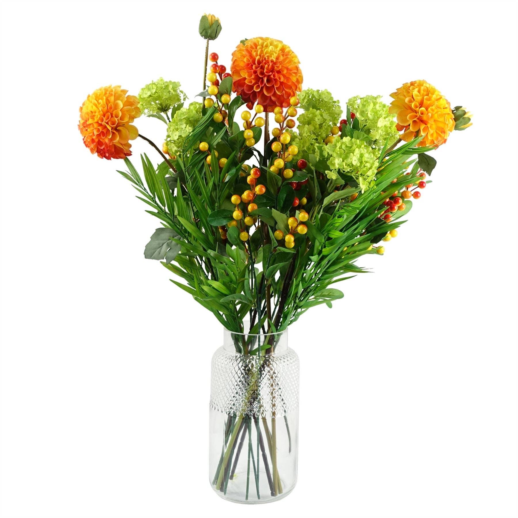 Leaf Design UK LTD – wholesale Konstgjorda blommor – Pack om 6 konstgjorda viburnumkvistar 70 cm5