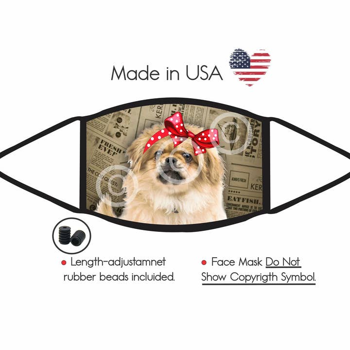 Pet Gifts USA, LLC – wholesale Dräkt - Hund – Pekingese 2 hund ansiktsmask1