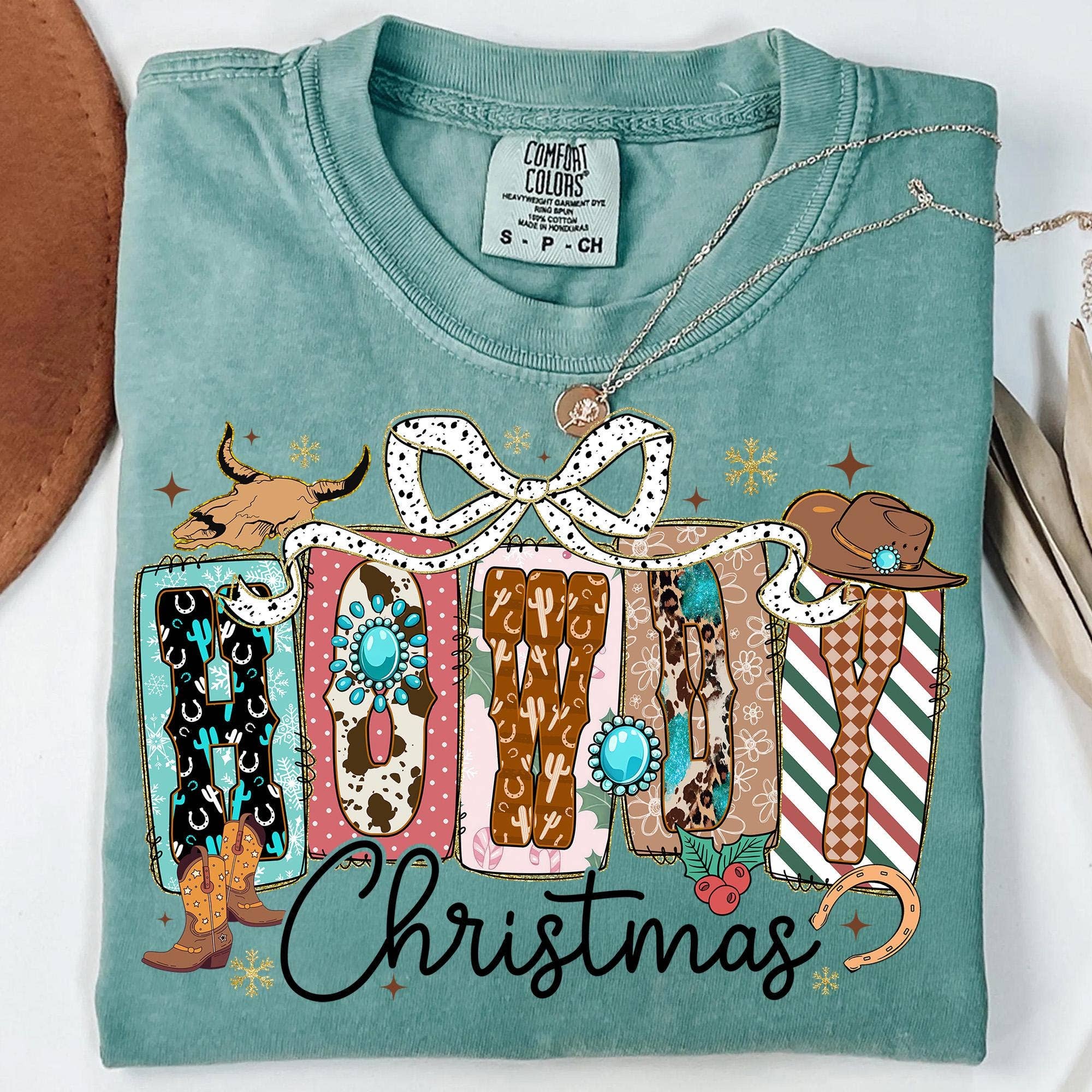 Glaime – wholesale T-shirt med logga - Dam – Hej jultröja i Comfort Colors, jultröja2