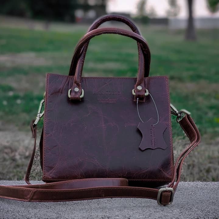 Alta Quero - Wholesale Crossbody Bag - Women's - Crossbody Bag, Brown Leather, Ladies
4