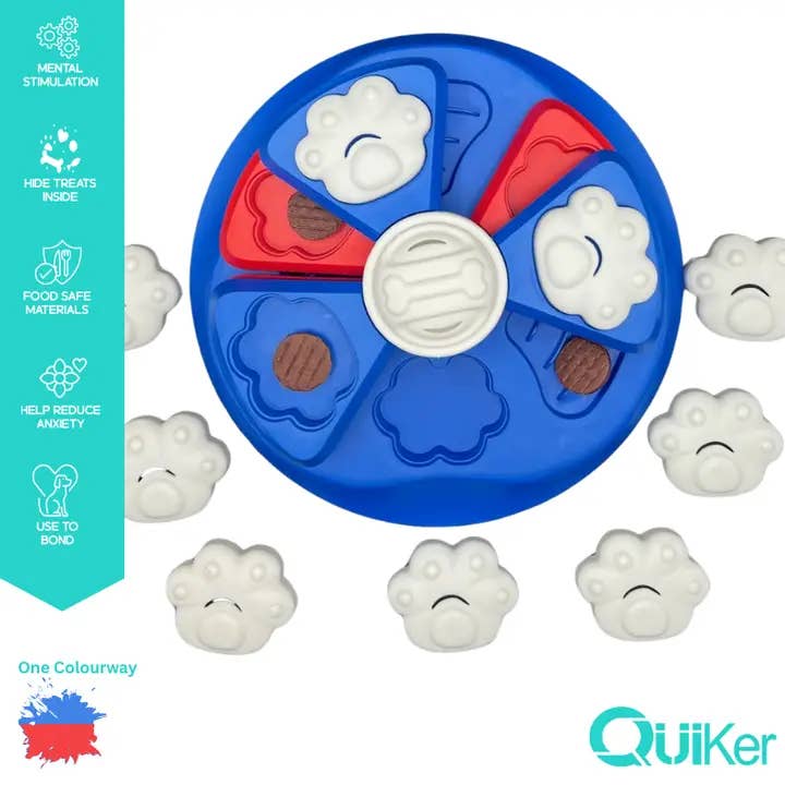 Quiker Pet Products – wholesale Pet toy – Dog – Pizza Puzzle Toy - Dog Toy - Brain Training2