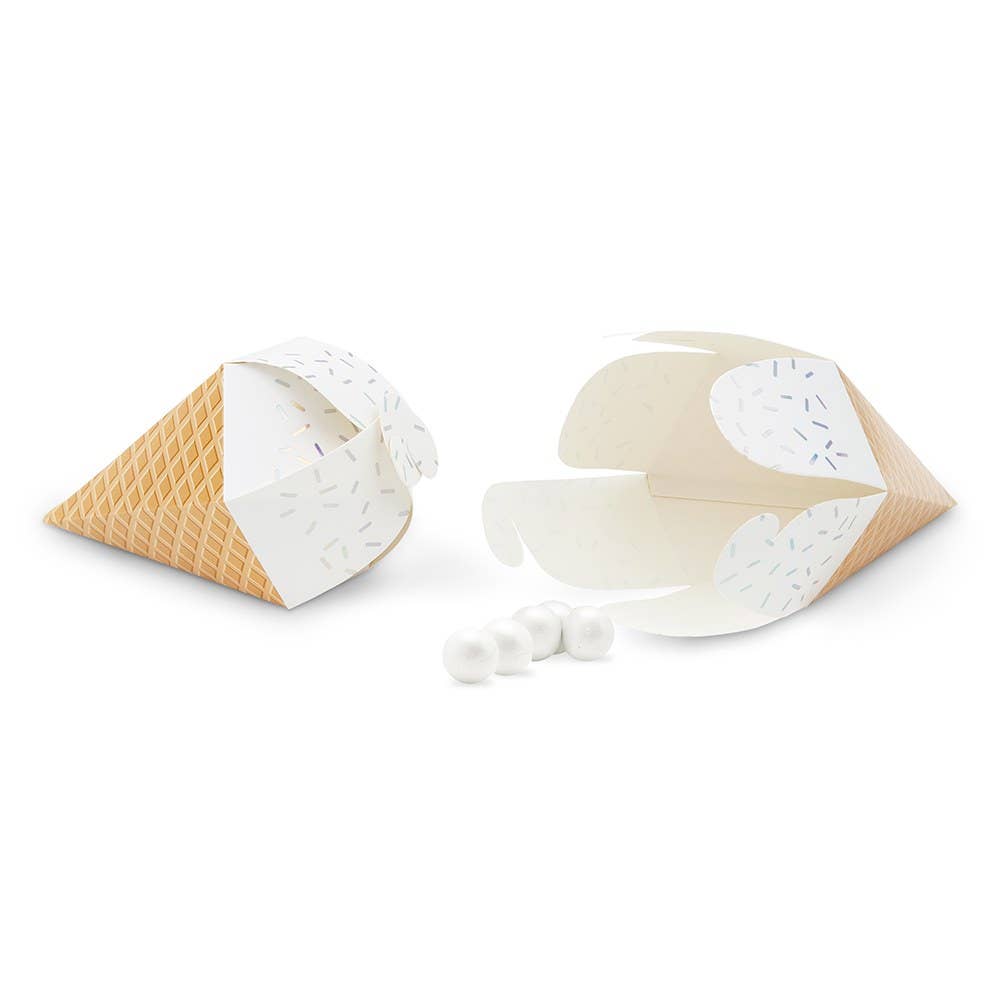 Weddingstar Inc. – wholesale Party favour bag/box – Uniquely Shaped Paper Wedding Favor Boxes - Ice Cream Cone1