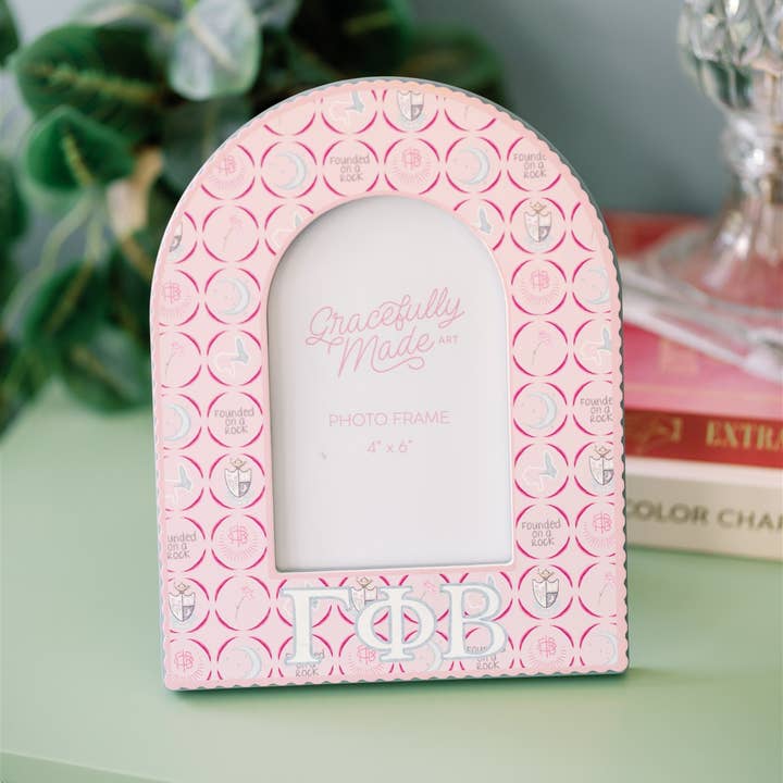 Gamma Phi Picture Frame, Sorority for wholesale by Gracefully Made Art