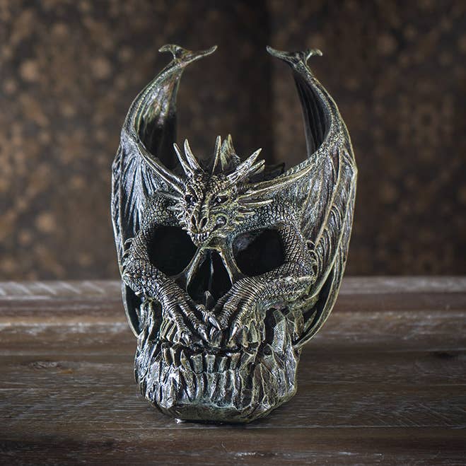 Draco Dragon Skull for wholesale by Pacific Trading