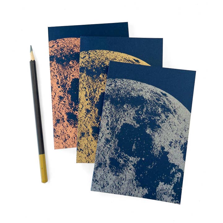 Little Lark - Vente Journal intime - Journal lunaire métallisé1