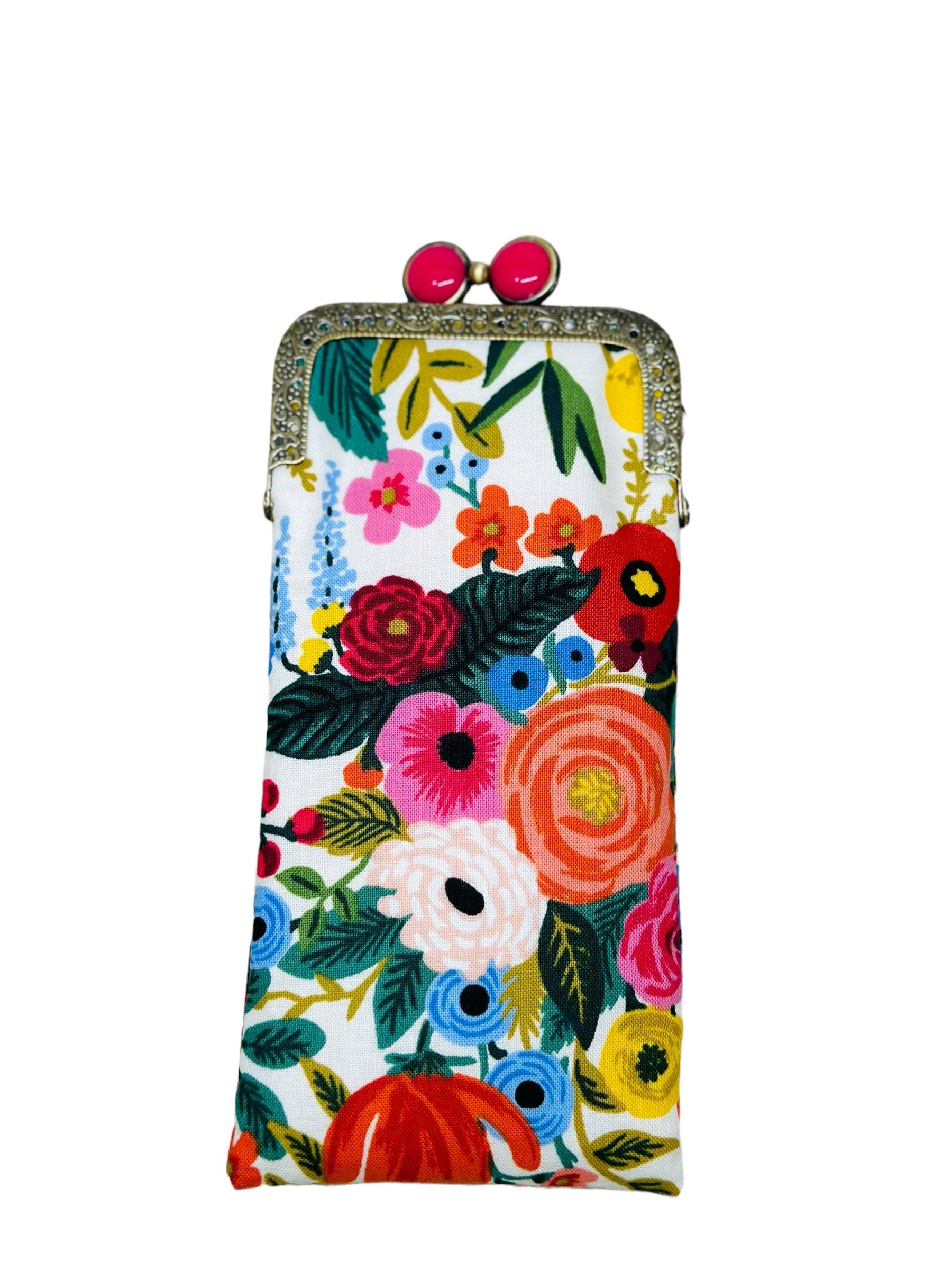 Kiki & Syds - Wholesale Eyewear Cases & Holders - Women's - Kiki & Syds Eyeglass Case - Garden Party in Cream9