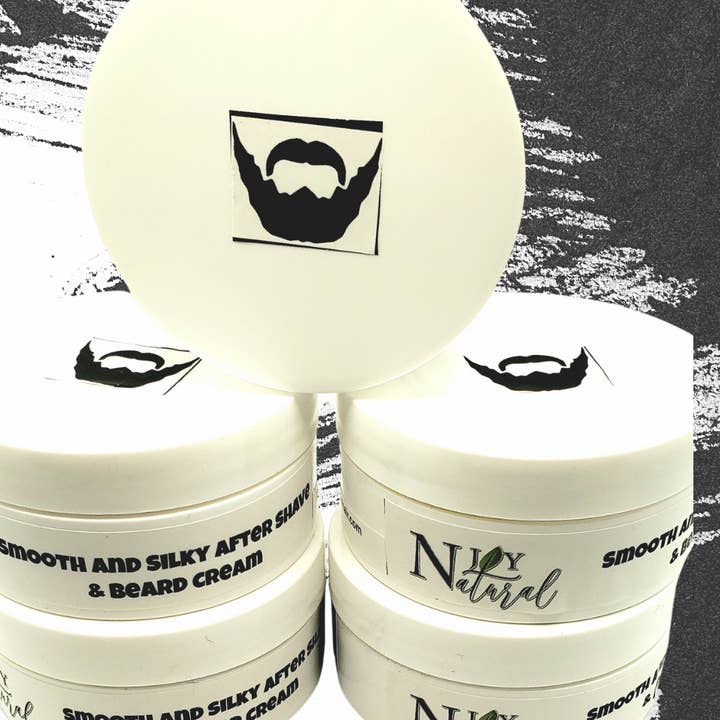 Smooth and Silk After Shave and Beard Cream for wholesale by NJOY Natural