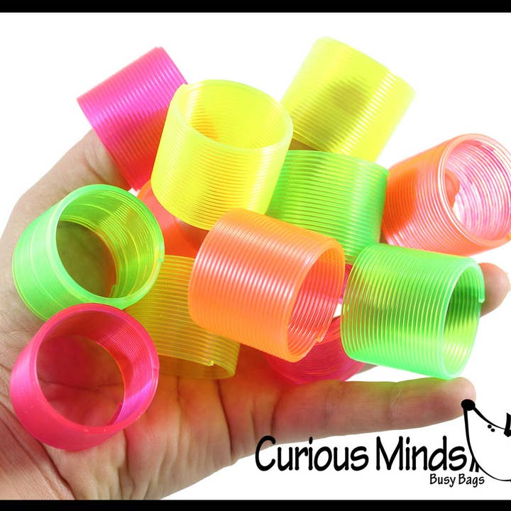 12 Small 1.25" Plastic Transparent Spring Coil Novelty Toys and other Purchase Wholesale small coil. Free Returns & Net 60 Terms on Faire trending on Faire.