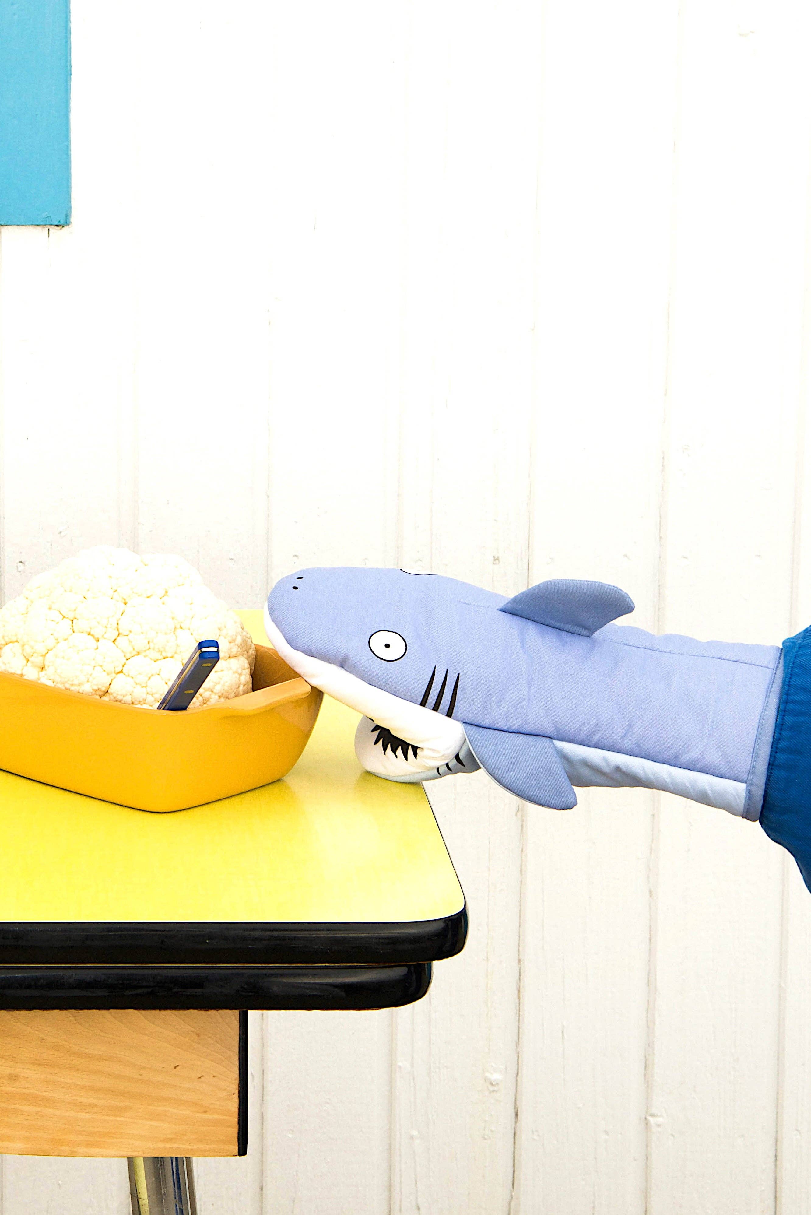 Fluid market – Luva de forno/pega por atacado – Luva de cozinha Tubarão3