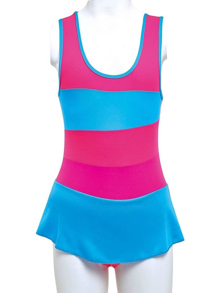 Argisa Children's New Piece Swimsuit with Skirt Pink for wholesale by Argisa