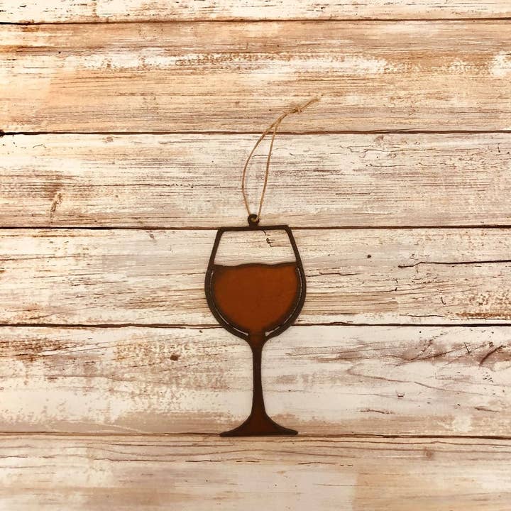 Universal Ironworks USA - Wholesale Ornament - Wine Glass Ornament