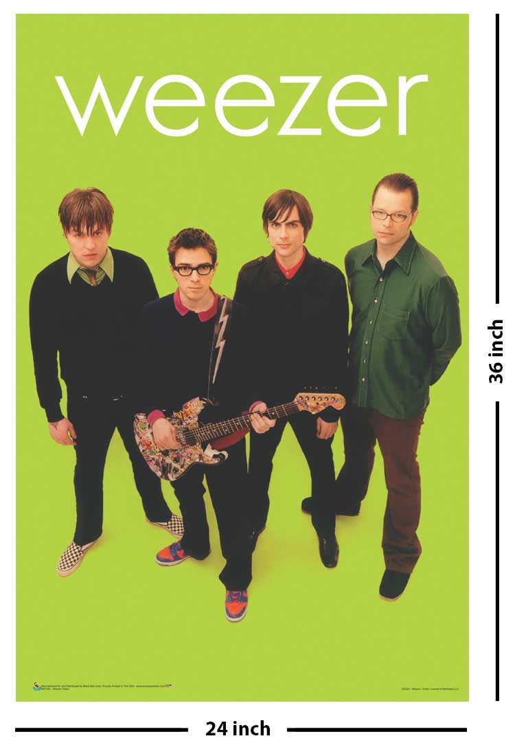 Scorpio Posters - Wholesale Poster - Weezer Green Poster - 24" x 36"1