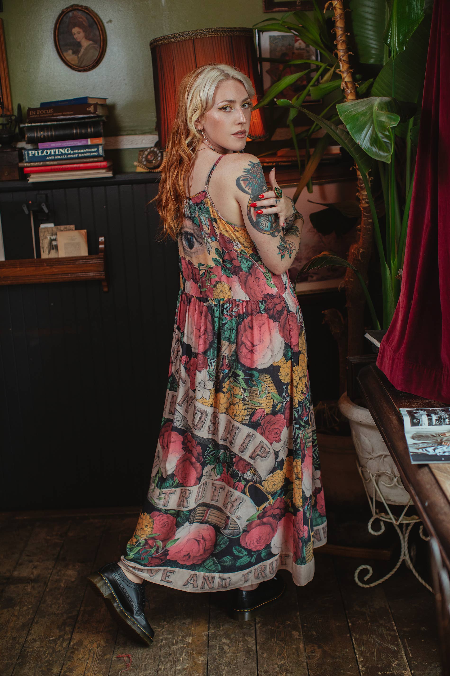 Market of Stars (USA) - Wholesale Dress - Women's - Friendship Love & Truth Bohéme Long Maxi Slip Dress7