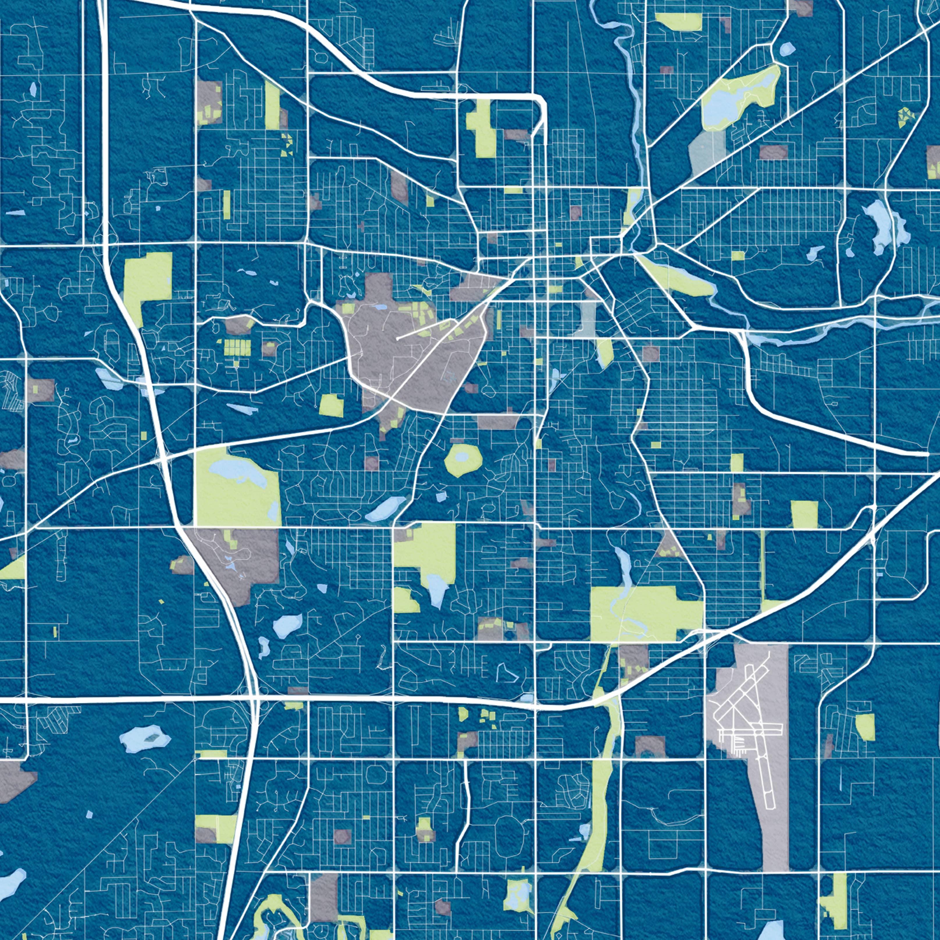 Sparks House Co. - Wholesale Coasters - Watercolor City Map Coasters - Your City - Custom Order8