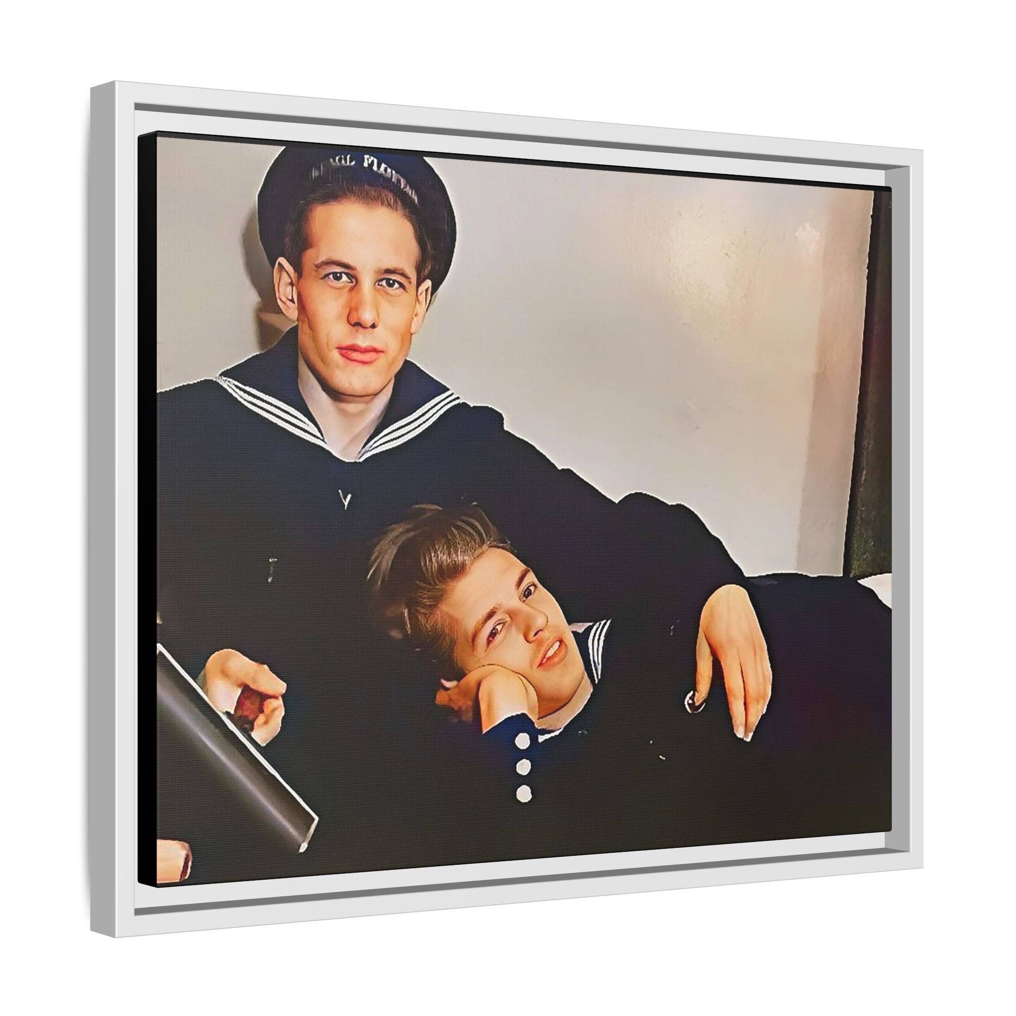 Walt & Pete - Wholesale Photograph - paire 010 | Framed Vintage Photo - Matte Canvas18