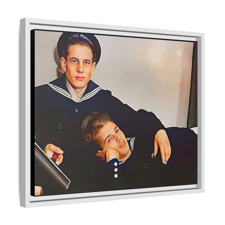 Walt & Pete - Wholesale Photograph - paire 010 | Framed Vintage Photo - Matte Canvas18