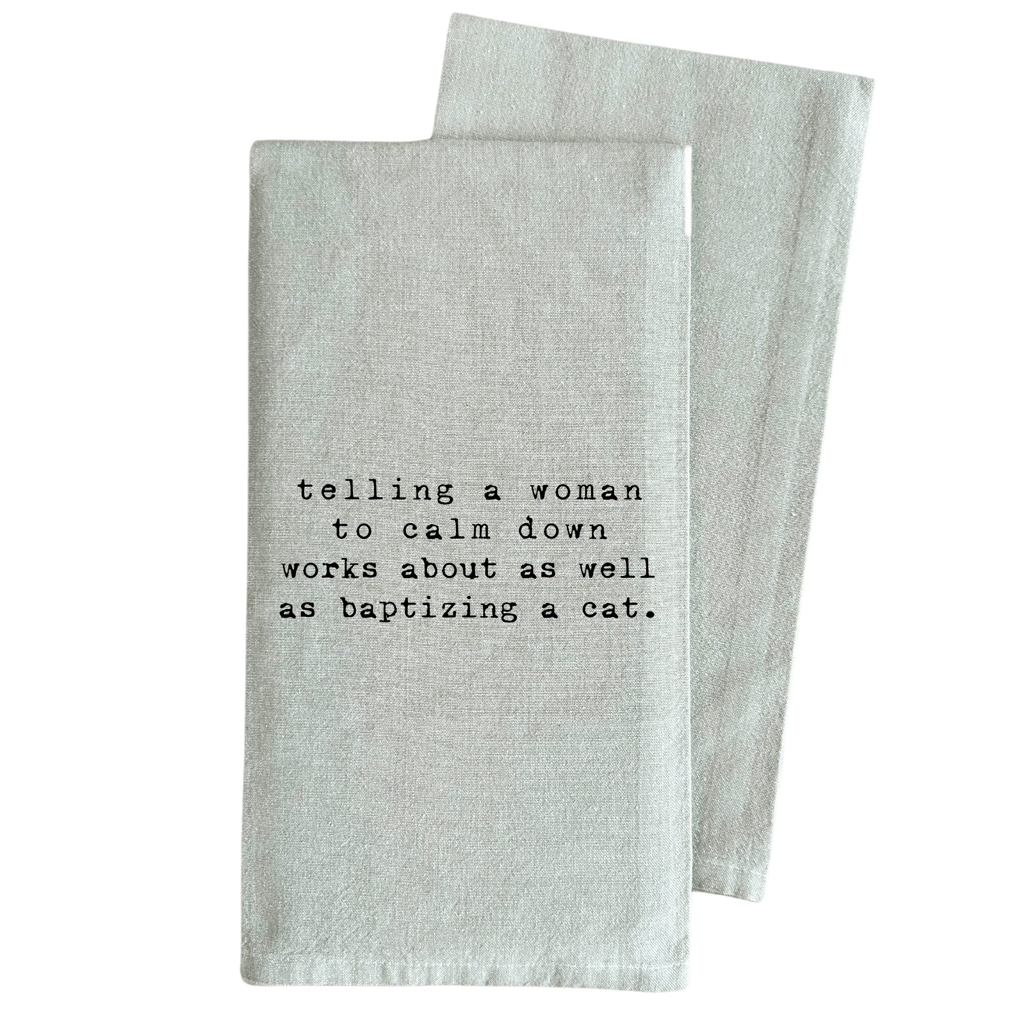Porter Lane Home – Toalha de chá por atacado – Pano de Cozinha "Calm Down"2