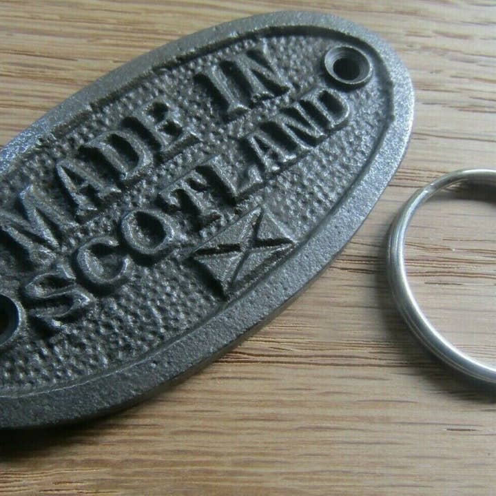 Made in Scotland gietijzeren sleutelhanger voor wholesale door IronmongeryWorld