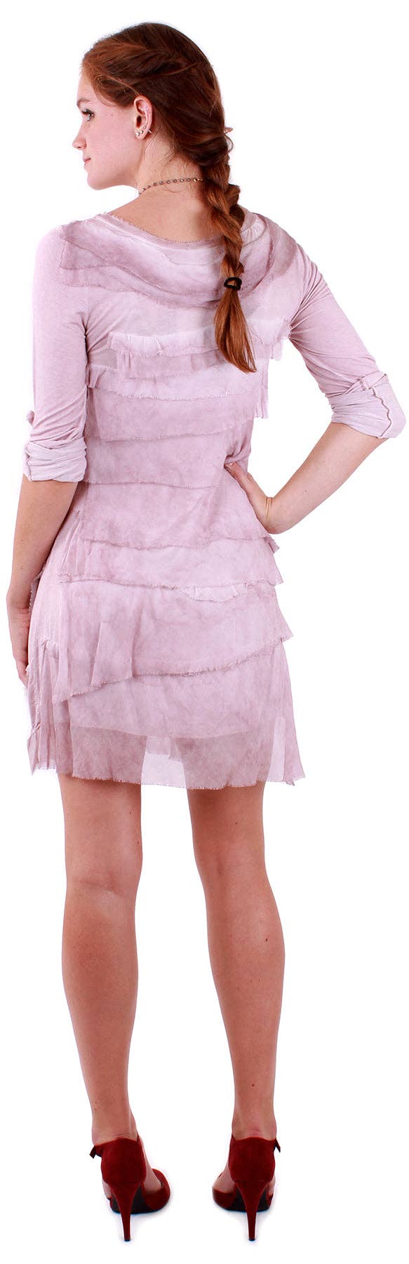 Gigi Moda - Wholesale Dress - Women's - Long Sleeve Ruffled Dress15